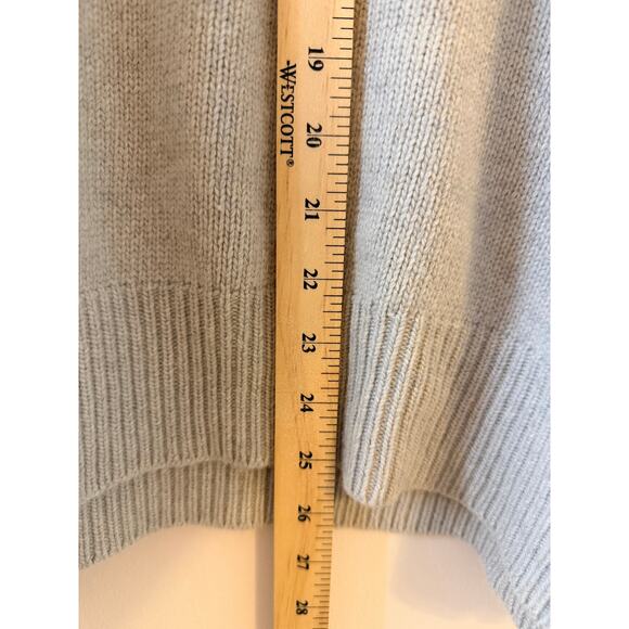 J. Crew Mens Button V-Neck Button Wool Blend Knit Pullover Light Academia XL - Picture 7 of 7